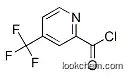 Molecular Structure of 640296-12-4 (2-Pyridinecarbonyl chloride, 4-(trifluoromethyl)- (9CI))